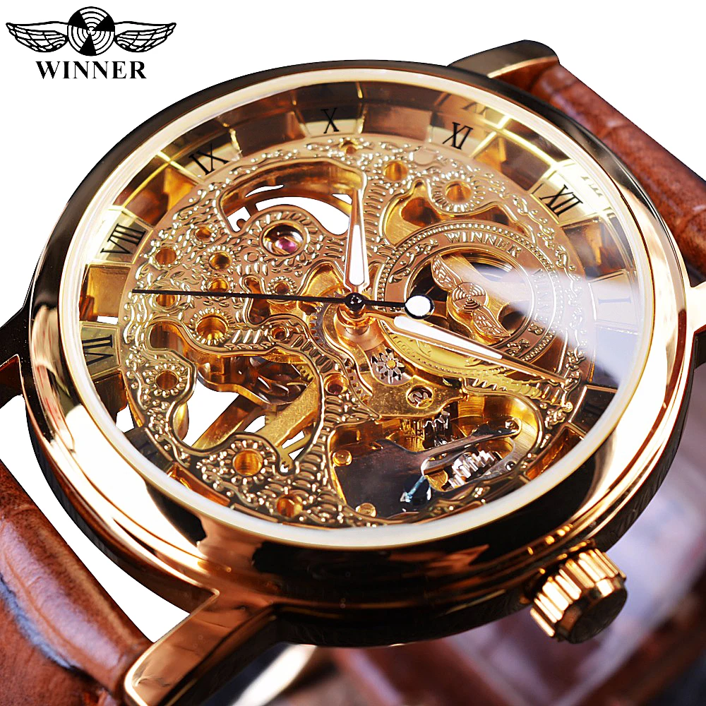 winner transparent fashion case luxury casual design leather strap mens watches top brand luxury mechanical skeleton.webp